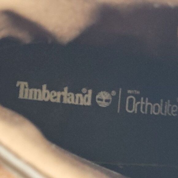 Timberland Womens Leather Boots 7 Tan Ankle Brinda Nubuck Lace Up Shoes Hiking - Picture 13 of 14